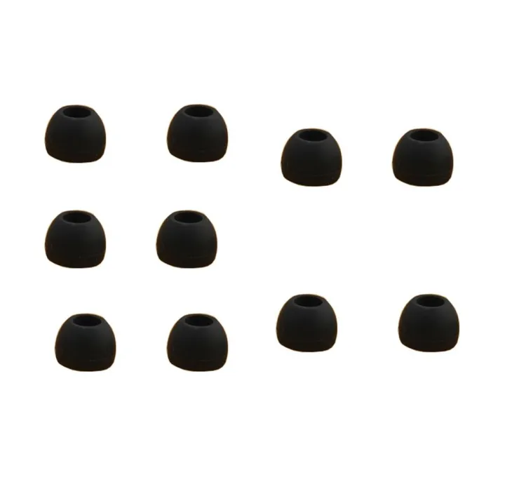 Headphones%2010%20Pairs%20Medium%20Size%20Clear%20Silicone%20Replacement%20Ear%20Buds%20Tips%20For%20Sony%20Phillips%20-%20Image%205