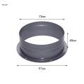 Duct Connector Flange Metal Ventilation System Straight Flange Connector 75mm. 