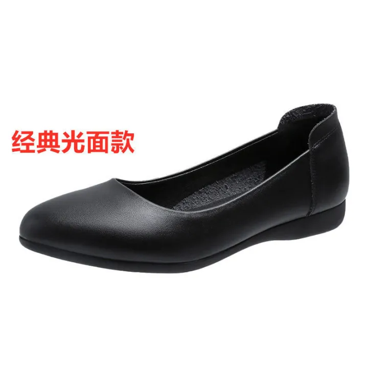 Yunying%20Baili%20Work%20Shoes%20Women's%20Black%20Career%20Interview%20Work%20Shoes%20Formal%20Wear%20Flat%20Heel%20Commuter%20Non-Slip%20Leather%20Shoes%20Women's%20Shoes%20-%20Image%209