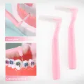 20Pcs/Box L-type 0.6MM Orthodontic Toothbrush Interdental Brush. 