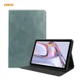(New arrival) For Samsung Galaxy Tab A7 10.4 T500 / T505 2020 / 2022 ENKAY Cow Texture TPU Leather Smart Case For Samsung Galaxy Tab A7 10.4 2020 T500. 