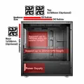 ARMAGGEDDON TRON VII MIRCO-ATX GAMING PC CASE (BLACK). 