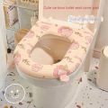 Waterproof Printed Toilet Seat Cushion All Year Round Universal Household Eva Silicone Foam Toilet Seat Cover. 
