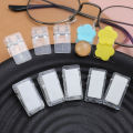 1/5/10Pcs Cute Tape Folder Paper Clip Memo Clip Transparent Acrylic Stationery Storage Clip Data File Documents Organizer. 