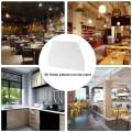 19 cm x 12.5cm Flat White Plastic Cake Decorator Dough Pastry Scraper Tool. 