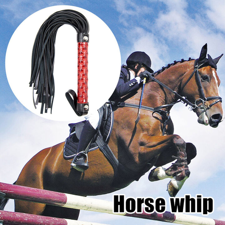 Outdoor%20Sports%20Non%20Slip%20Leather%20Training%20Ergonomic%20Equestrian%20Horse%20Riding%20Whip%20-%20Image%202
