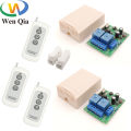 【TrendGlobe】Wenqia 433MHz Long Range Remote Control Switch AC 220V 10A 2CH  Relay and Transmitter for garage door/motor/Road gate controller. 