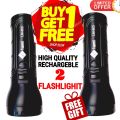 Torch  Rechargeable & Flashlight  japan technology.    (+ FREE torch )   7 month warranty. 