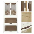 Portable Wardrobe Closet Foldable Wardrobe Organizer Toy Storage Box for Bedroom. 