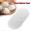 50pcs/pack Bamboo Basket Steamer Paper Kitchen Bamboo Steamer Dim Sum Paper Under Steam Mat Non Steamer Paper. 