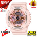 (Ready Stock) G-Shock GMAS110 Women Watch Sport Watch Dual Time Display Water Resistant Shockproof and Waterproof World Time LED Light Girl Sports Wrist Watches GMA-S110MP-7A. 