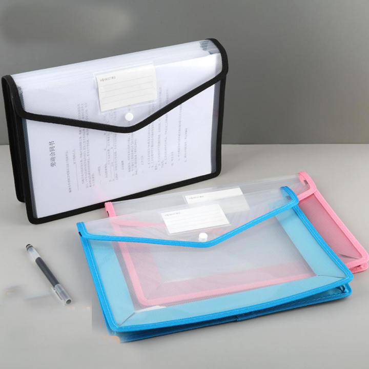 Organizer Waterproof Plastic Bag For Documents Plastic Envelope A4 A3 ...