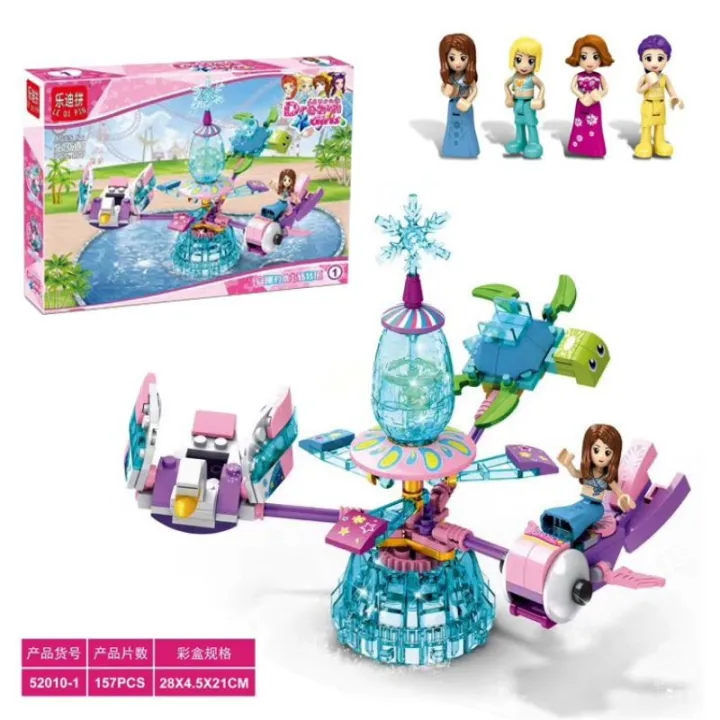 Dream%20Girls%20Play%20Paradise%20Scene%20Children's%20Puzzle%20Assembling%20Le%20Di%20Pin%20Legos%20Building%20Blocks%20Set%20-%20Image%203