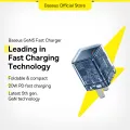 Baseus GaN5 20W Transparent Fast Charger Withness the Technology Quick Charge 4.0 3.0. 