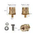 Battery Pole Adapter 1 Pair M6 Battery Pole Battery Pole Terminals Brass for Lithium Car Batteries. 