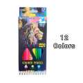 6/12/18/24/36 Colored Pencils - 3mm Bigger Lead 4M Softness Slate Mega Soft Color Pencils. 