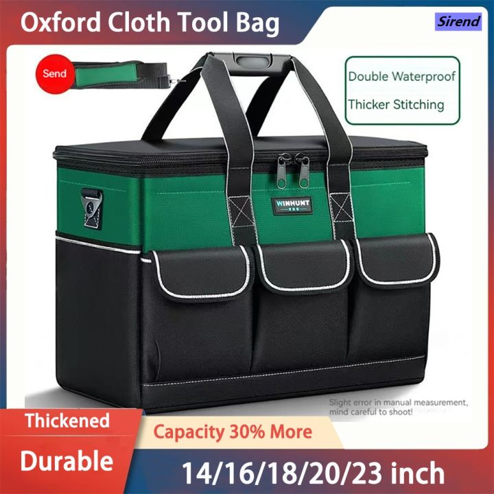 Sirend%20New%20Square%20Tool%20Bag%20with%2030%25%20More%20Capacity%20Waterproof%20Multi%20Pockets%20Tool%20Organizer%20Tool%20Pouch%20for%20Electrician%20Tools%20Bucket%20-%20Image%202