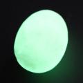 ALLOYSEED Luminous Ball Egg Shape Natural Calcite Glowing Pearl Stones Lucky Stone. 