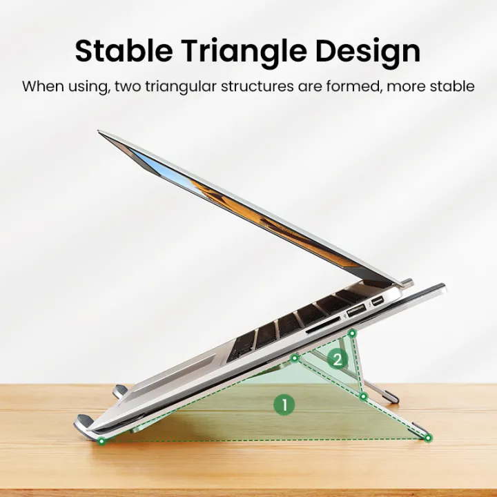 UGREEN%20Laptop%20Stand%20Holder%20For%20MacBook%20Air%20Pro%20Notebook%20Adjustable%20Foldable%20Aluminum%20Laptop%20Notebook%20Stand%20For%20PC%2011/13/17%20Inch%20-%20Image%205