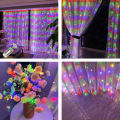 Auoyo Curtain Lights 300 LED Curtain Fairy String Lights with Remote USB Plug in Copper Wire Lights for Bedroom Wedding Party Home Garden Indoor Wall Christmas Decorations. 