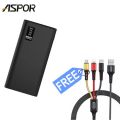 Aspor A330 Powerbank 10000 MAH with Free Gift. 