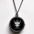 Arknights Flip Cover Timepiece Pocket Watch Rotatable Surface Necklace Style Creative Hanging Watch. 