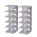 Assembly 6 Layers Stackable Shoe Organizer Shoe Shelf Shoe Rack Stand Space Saving Shoe Hanger Shoe Box Cabinet Storage. 