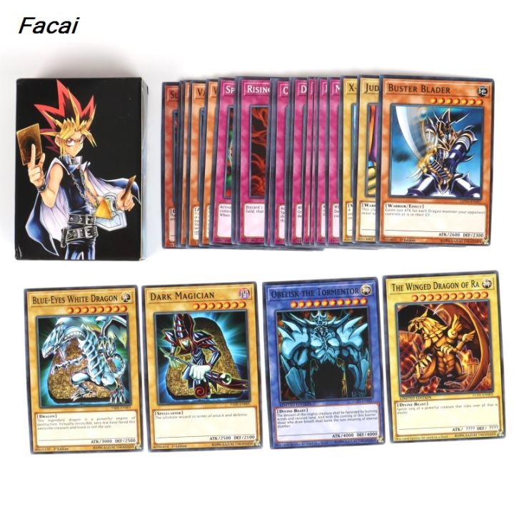 Facai%2066-148PCS%20Yugioh%20Cards%20with%20Tin%20Box%20Yu%20Gi%20Oh%20Card%20English%20Holographic%202025%20New%20Golden%20Letter%20Duel%20Links%20Game%20Card%20Blue%20Eyes%20Exodia%20-%20Image%203
