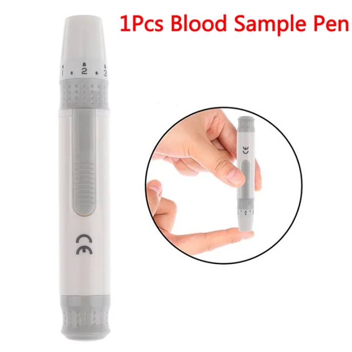 【GlowBound】1pcs Blood Sample Pen Lancet Pen Lancing Device For ...