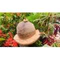 Coconut Husk LOVE BIRD Nest REST PART Weaver Bird (වී කුරුල්ලා) Nest Paddy Bird Nest  Squirrel (ලේනා) cage Coconut Shell Natural Bird House Outdoor coco cage Pol Leli Kurulu Kuduwa Lena Kuduwa And can be use for Restaurants,Hotel decor. 