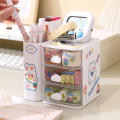 Cute Office Organizer Multifunction Storage Drawer Desktop Storage Box Multigrid Storage Box Cute Cloud Pen Container. 