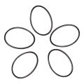 5 pieces 100 mm outer diameter 5 mm thick rubber seal oil-filtered O-rings. 