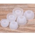 12 Pairss/m/l Soft Clear Silicone Replacement Eartips Earbuds Cushions Ear Pads For Earphone Headphone Dropship. 