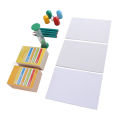 Card Pictionary Board Game Dice Paper Composite Wood Simple Playing Rules Interesting Pictionary Board Game for Amusement Room. 