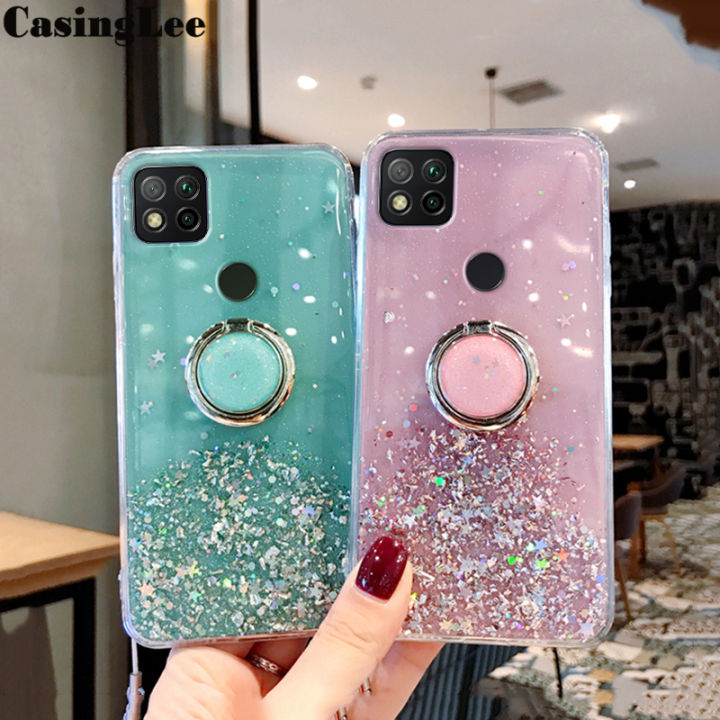 Casinglee%20for%20Redmi%209C%20case%20Shiny%20Ring%20Glitter%20Soft%20Transparent%20Holder%20Stand%20Back%20cover%20with%20String%20for%20Xiaomi%20Redmi%209C%20Phone%20cases%20cover%20Stars%20Moon%20Girls%20-%20Image%204