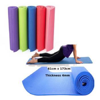 Yoga Mat 4mm < (L x W x T): 173cm x 61cm x 4mm