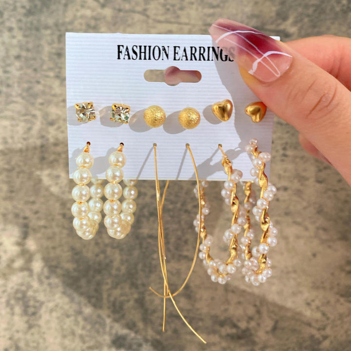 Circle%20Piercings%20Earrings%20Jewelry%20for%20Women%20Imitation%20Hoop%20Cute%20Ear%20Buckle%203%20Pairs%20Heart%20Butterfly%20Drop%20Earrings%20Set%20Earings%20for%20Girls%20-%20Image%205