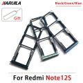 Original Dual Card SIM Card Tray chip Slot drawer Holder Adapter Accessories For Xiaomi Redmi Note 12S 12 4G Pro 5G Plus + Pin. 