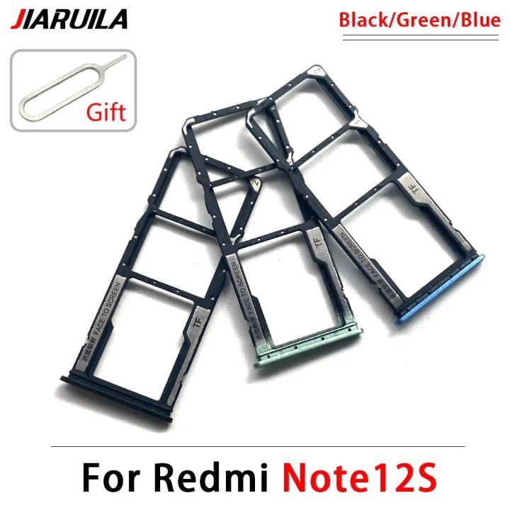 Original%20Dual%20Card%20SIM%20Card%20Tray%20chip%20Slot%20drawer%20Holder%20Adapter%20Accessories%20For%20Xiaomi%20Redmi%20Note%2012S%2012%204G%20Pro%205G%20Plus%20+%20Pin%20-%20Image%202