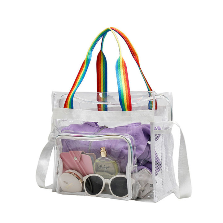 Transparent%20Bag%20Bag%20Waterproof%20Bag%20Swimming%20Storage%20Bag%20Shoulder%20Bag%20PVC%20Clear%20Shoulder%20Bag%20Fashion%20Shoulder%20Bag%20-%20Image%205