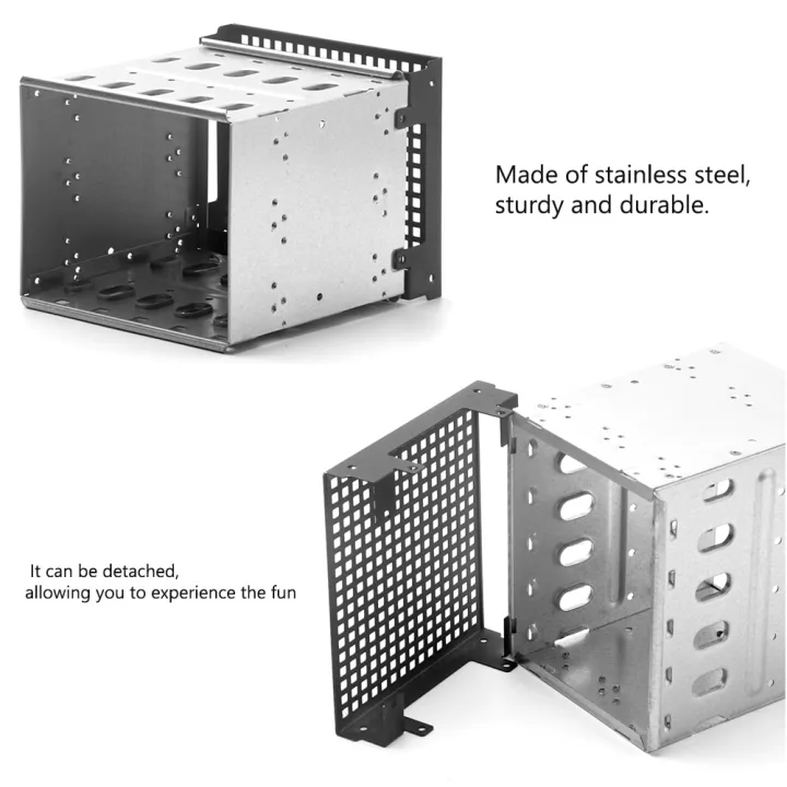 %E3%80%90SPAIN%20%E3%80%91%20Storage%20Hard%20Drive%20Cage%20Bracket%20for%20Computer%20with%20Fan%20Space%20Detachable%20DIY%20Hard%20Drive%20Disk%20Tray%20Case%20-%20Image%205