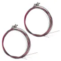ARELENE 2 Set Rainbow Colorful Color String for Acoustic Guitar. 
