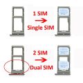 Phone Sim Tray Slot Holder For Samsung Galaxy Note 20 Ultra Original New SIM Chip SD Card Adapter Drawer For Samsung Note 20. 