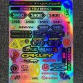 AGV SHOEI helmet sticker Waterproof reflective Motorcycle sticker Locomotive sticker Electric car Decoration Magic claw Arai Lens Decoration. 