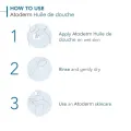 Bioderma Atoderm Huile de douche Anti-iritation Cleaning Oil | 24hrs Hydration | Face and Body Moisturizer | Soothes Discomfort - Dry to Very Dry Sensitive Skin - 200 ml(FROM INDIA)JEZ. 