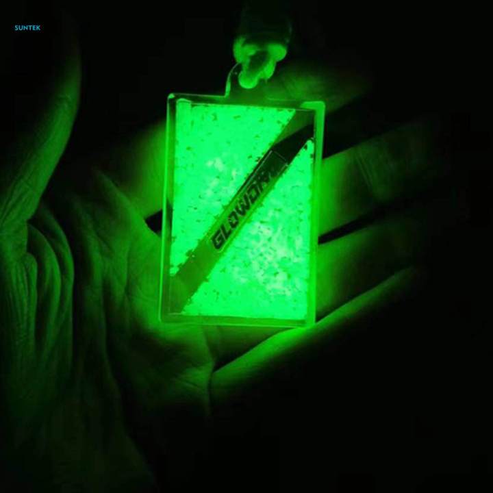 Diving Flag Luminous Tag Scuba Diving Accessories Hanging Pendant Long Time Hangtag Glow in The Dark for Gas Bottle Keychain BCD Dive