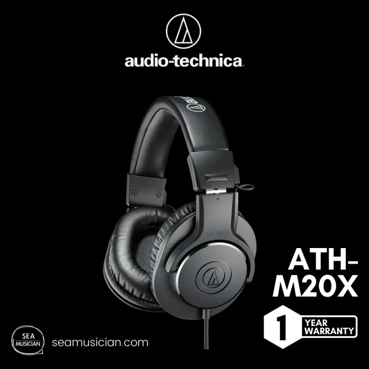 ATH-M20X%20Adio%20Technica%20Studio%20Recording%20Wired%20Professional%20Monitor%20Headphones%20Recording%20-%20Image%203
