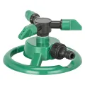Plastic 3 arm water rotary sprinkler for garden. 