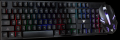 JEDEL  GK110+ Gaming Keyboard & Mouse Set Combo RGB Rainbow Light Colourful Mechanical Keypad Bundle. 