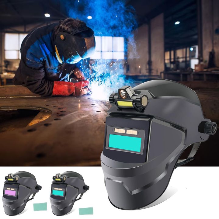 True%20Color%20Auto%20Darkening%20Welding%20Helmet%20with%20Wide%20Welding%20Visor%20Wide%20Viewing%20Angle%20Transparent%20Welding%20Hood%20-%20Image%202